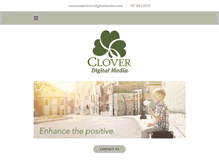 Tablet Screenshot of cloverdigitalmedia.com